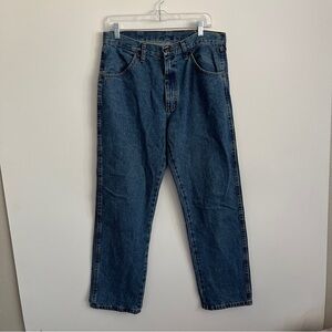Vintage Rustler Classic Blue Denim Jeans-Men’s Size 34x30